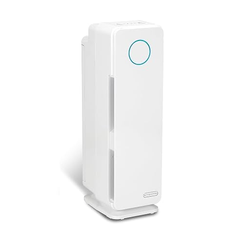 GermGuardian Air Purifier for Homes with Pets, H13 Pet HEPA Filter, Removes Pet Dander, Dust, Allergens, Smoke, Pollen, Odors, Mold, UV-C Light Helps Reduce Germs, 22 Inch, White, AC4300WPT