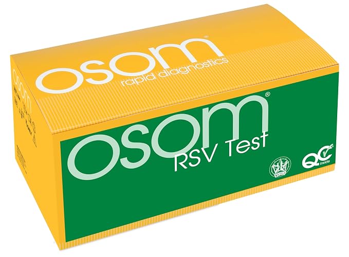 OSOM® RSV Test (25 Tests Plus 2 Extra for External QC) | CLIA Waived, Made in USA, QC Inside
