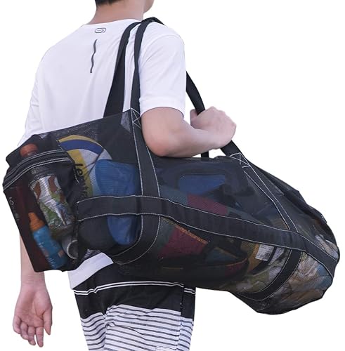 Bulex 37 Inch XXL Mesh Duffle Bag for Scuba Dive Gear | Extra Large Beach Duffle Bag for Snorkel Spearfishing Kayak Freedive Pool Swimming Watersports Boat Equipment