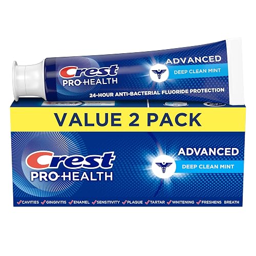 Pro-Health Advanced Deep Clean Mint Toothpaste with Fluoride, Gingivitis Treatment (5.1oz) Twin Pack