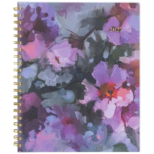 Mead Cambridge 2027 Planner, Weekly & Monthly, 8.5" x 11", Blush Blossom (1855-905-27)
