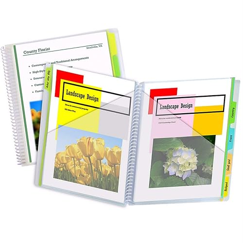C-Line 10-Pocket Poly Portfolio with Write-On Tabs (33650)