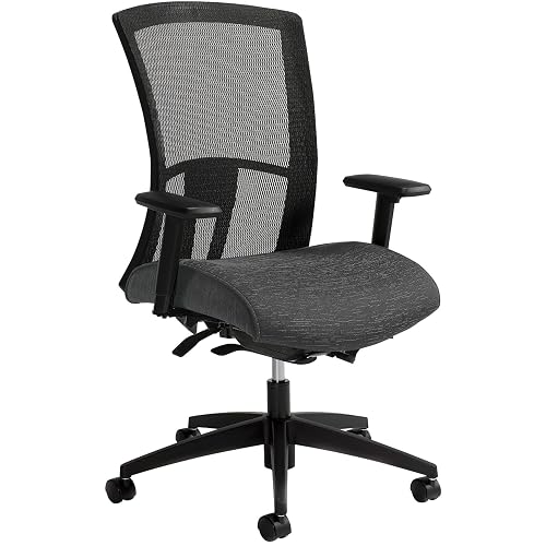 Global Vion Mesh High Back Weight Sensing Synchro - Tilter Task Back, Granite Rock (6321-8-UR20)