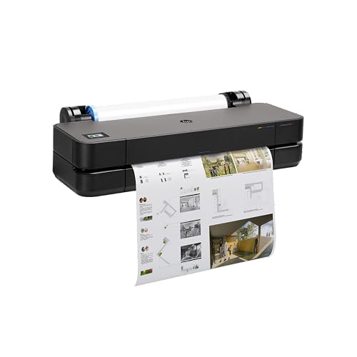 HP DesignJet T230 Large Format 24-inch Plotter Printer, Includes 2-Year Onsite Warranty Support (5HB07T)