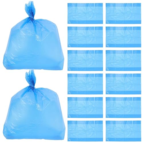 50pcs Blue PE Garbage Bags 80x100cm Thickened Leak-proof Waste Sacks | Bulk Pack Supply for Recyclables, Hotels, Schools, Restaurants, Offices, Public Sanitation Areas, and Janitorial Cleanup