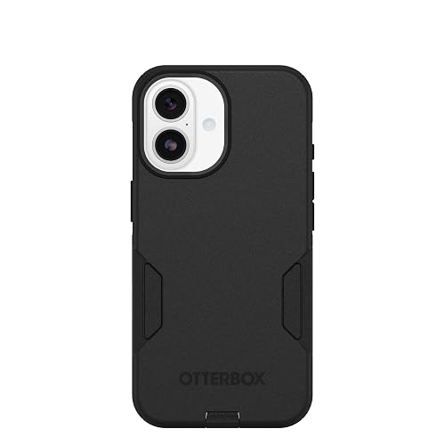OtterBox iPhone 17 Commuter Series Case - Black | Thin & Protective iPhone Case, Dual-Layer, Impact Absorbing iPhone Case, Best MagSafe iPhone Cases for Wireless Charging