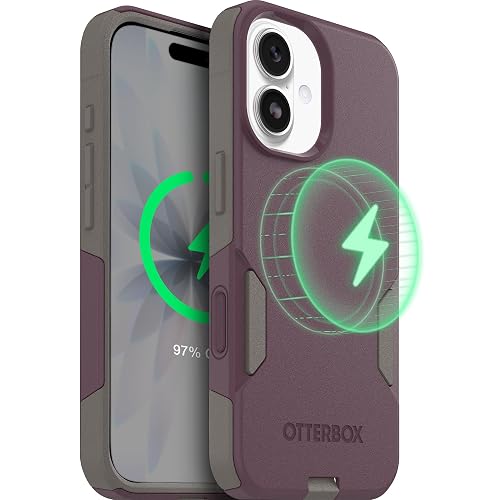 OtterBox iPhone 17 Commuter Series MagSafe Case, Purpleish on Purpose | 3X MIL Drop Protection - Dual-Layer - Pocket-Friendly - Camera Control - Raised Edges - Port Covers