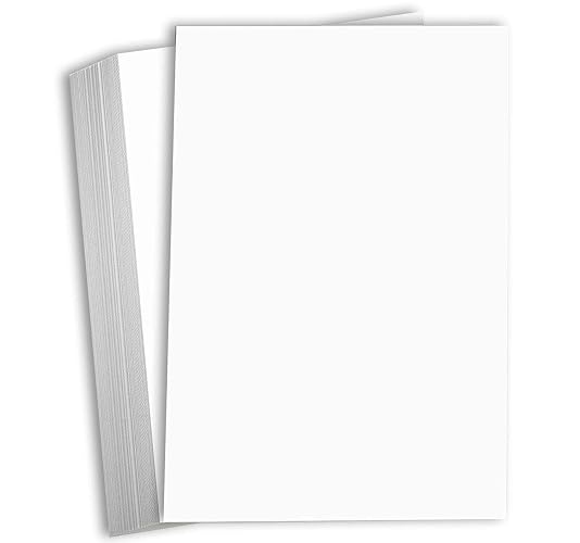 Hamilco White 120lb Cover Ultra Heavy 11x17 Cardstock for Posters (25PK) | Posters, Signs, Banners, Menus, Crafts, Poster Board & Thick Paper – Made in USA & Acid-Free Paper