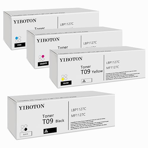 T09 T09L High Capacity Toner Cartridge Replacement for Canon T09 | Replacement for Canon 3020C005AA 3019C005AA 3018C005AA 3017C005AA ImageCLASS X LBP1127C MF1127C Printers