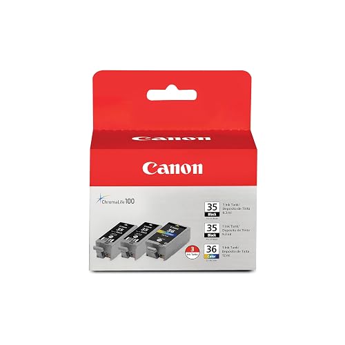 Canon PGI-35/CLI-36 2 Genuine Black and Color Value Pack Compatible to iP100, iP110, TR150 and TR160 Printers