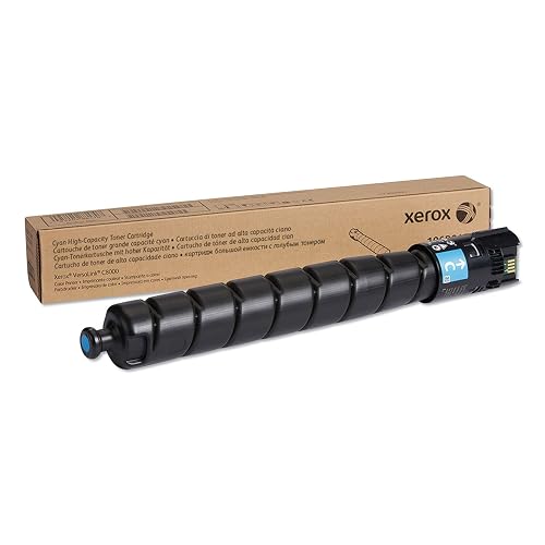 Xerox VersaLink C8000 Cyan High Yield Toner | Genuine cyan toner, high 16500 page yield, vibrant blue graphics, VersaLink C8000 printer compatibility