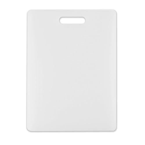 Dexas NSF Polysafe Cutting Board with Handle, 11 by 14.5 inches, White