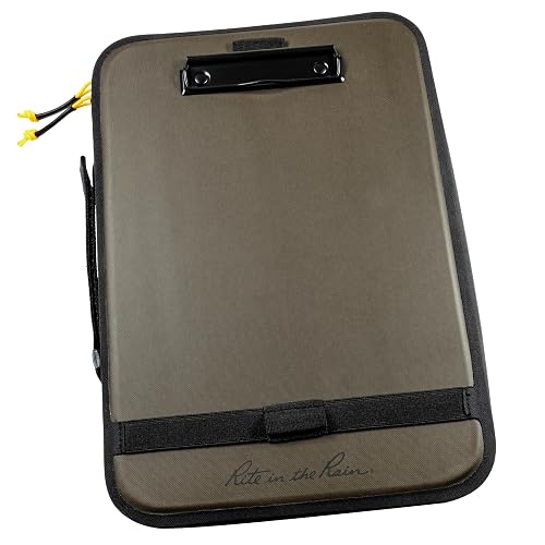 Rite in The Rain Monsoon Command Desk, 13” x 9.7”, Zippered and Water Resistant TPU Fabric, Side Handle (No. 298)