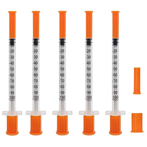 Kid2Kit 100PCS 1mL/CC 31gauge 5/16in (8mm),Individually Wrapped,Single Use