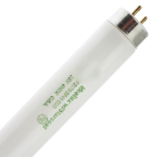 Replacement for GE 45756, F25T8/SP41/ECO, T8 Fluorescent Tube Light Bulb (12 Pack)