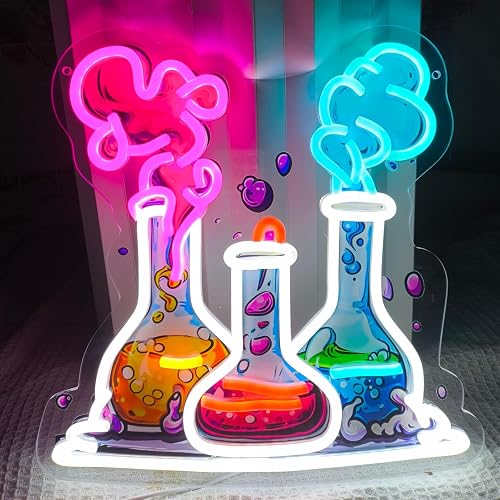 Science Neon Sign LED Light for Classroom Wall Decor USB Powered | Creative Science LED Wall Decor for Classrooms, Chemistry Labs, STEM Rooms, Bedrooms and Study Spaces