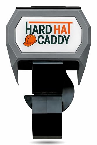 Hard Hat Caddy, All in One PPE Organizer with Magnetic Backing, Belt Clip, & Hook, Compatible with Safety Gear Brands