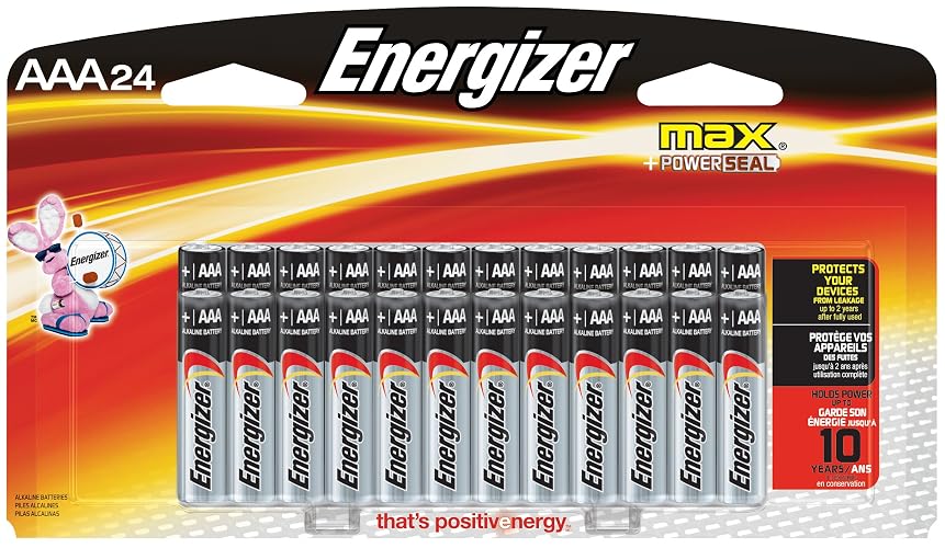 Energizer Max Premium AAA Batteries, Alkaline Triple A Battery, 24 Count