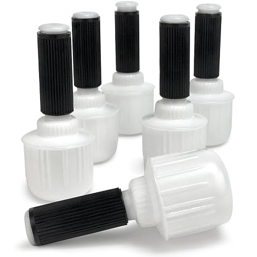 Stretch Wrap Plastic Handle with Rubber Grip, Pack of 6 | Ergonomic Holder and Dispenser for 3" Core Bundling Film or Hand Shrink Wrap Rolls - Perfect for Wrapping, Packing, Moving