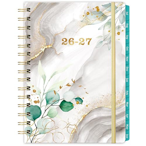 Planner 2026-2027 - 2026-2027 Planner Weekly and Monthly | July 2026 - June 2027, 6.3" x 8.4", with Coated Tabs, Inner Pocket