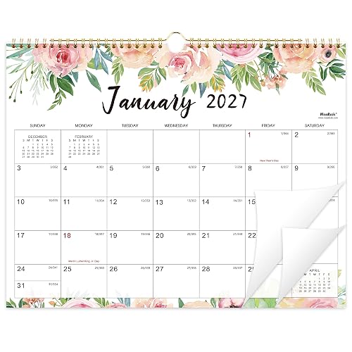 2027 Wall Calendar 12 Months Jan. 2027 - Dec. 2027, 14.6'' x 11.4'' | Big Grid Hanging Calendar with Note for Organizing & Planning, Monthly Calendar 2027 with Last Month and Next Month