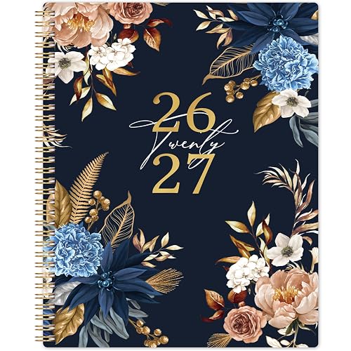Planner 2026-2027 - 9" x 11", 2026-2027 Planner Weekly & Monthly from JUN.2026 to JUL.2027, Academic Planner 26-27 with Sturdy Cover, Twin-wire Binding, Premium Paper, Monthly Tabs