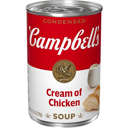 Campbell's Condensed Cream of Chicken Soup, 10.5 oz Can