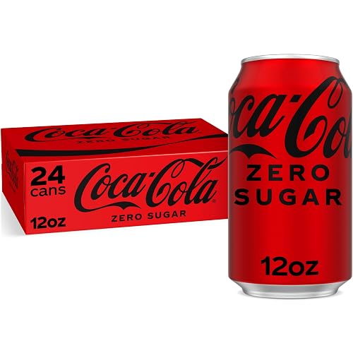 Coca-Cola Zero, 12 fl oz, 24 Pack | Carbonated drink with classic cola flavor
