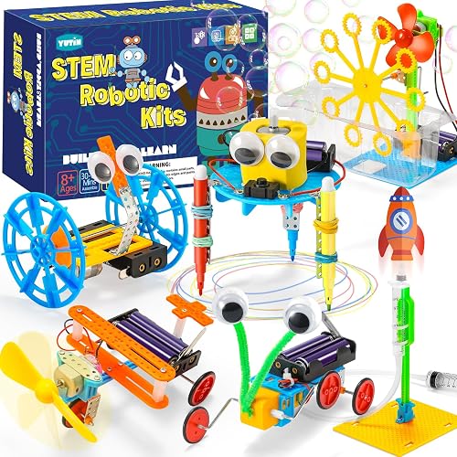 Robotics Science Kits for Kids Crafts Age 8-12, STEM Building Toys 8-13 | Stem Kit for Kids Age 6-8 8-10, Birthday Gifts for 7 8 9 10 12 Year Old Boys Girls, Engineering Experiment Electric Motor Set