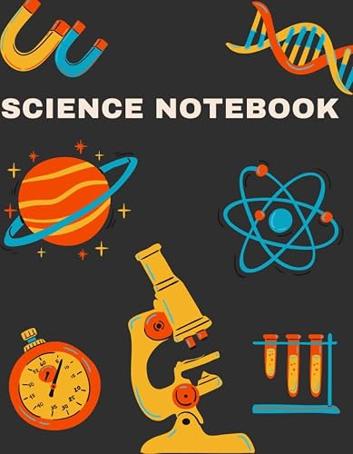Science Notebook 110 Blank and Lined Pages: Wide Ruled and White Pages Journal For Science Diagrams and Notes