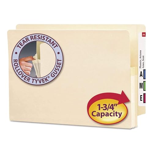 Janitorial Supplies - SMD75114 - Smead End Tab Manila File Pockets with Reinforced Tab