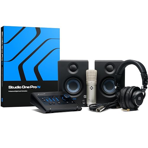 Quantum ES Ultimate Bundle with Studio One Pro Software | MAX-HD preamps with Studio One Pro and Eris monitors for recording, mixing and monitoring