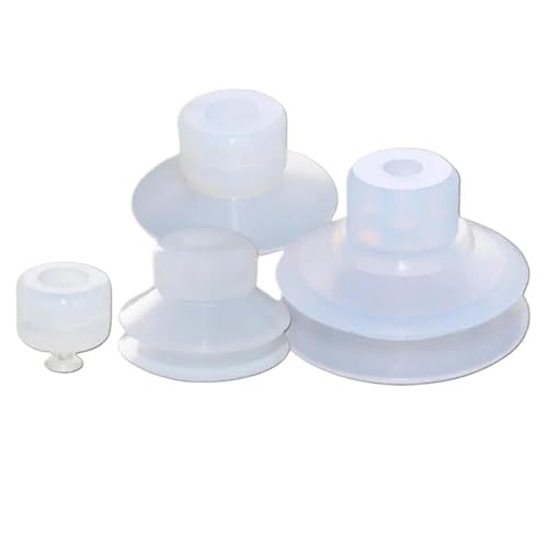 DP Series Silicone Vacuum Sucker for Robot Arm Automation Equipment | Industrial silicone suction cup, single double triple layer, 6-50mm, 8mm hole, robot gripper part(DP-12)