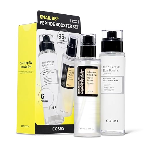 COSRX Snail Mucin 96% Peptide Booster Set, Self Care Gift Set for Women | Amazon Exclusive - Korean Skin Care, Gift Sets, Skin Care Sets for Women, Advanced Snail Mucin Serum, Peptide Serum