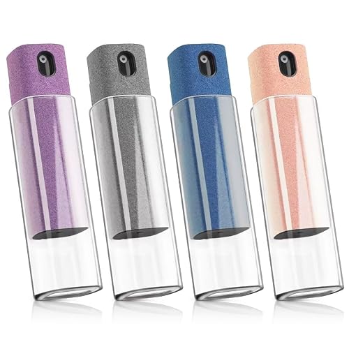 Screen Cleaner Spray Kit, 4 Pack 3-in-1 Touch Screen Cleaner | with Microfiber Cloth for Car Display, Phone, iPad, Laptop, Computer, TV Screen Portable Cleaning Kit