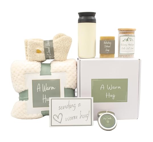 A Warm Hug Gift Box for Women - Cozy, Relaxing Self Care, Get Well, Sympathy, Thinking of You - Thoughtfully Curated Box for Her