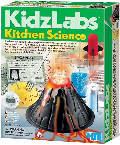 4M Kitchen Science Kit - DIY Chemistry Experiment Lab Stem Toys Gift for Kids & Teens, Boys & Girls (3806)