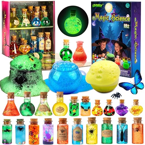 LDomet Magic Potion Kit for Kids Ages 8-12, Science Kit with 20+ Creations | Create Magical Potions with Science Experiment Kit, Includes Wizard-inspired Accessories, Creative Crafts for Girls and Boys