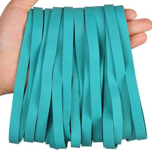 Heavy Duty Large Rubber Bands, Long Rubber Bands Office Supplies, 30Pcs | #107 7inch Thick Elastics Rubber bands for Trash Can, Office Supllies, File Folders, Box, Home, Big Rubberbands Heay Duty