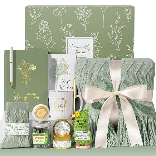 Christmas Get Well Soon Gifts for Women Spa Self Care Package After Surgery | Inspirational Birthday Gifts Thinking of You, Sympathy Get Well Gift Baskets Feel Better Encouragement Gifts for Mom Friends