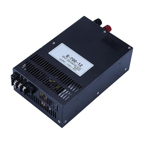 AUYVQXOZ S-700-12 700W 12V 58.3A Power Adapter Switching Supply Industrial Power Supplies 1Pcs