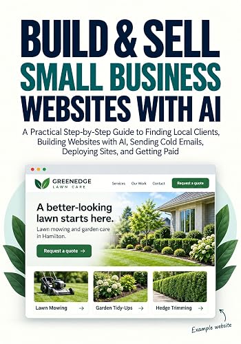 Build & Sell Small Business Websites with AI: A Practical Step-by-Step Guide to Finding Local Clients, Building Websites with AI, Sending Cold Emails, Deploying Sites, and Getting Paid