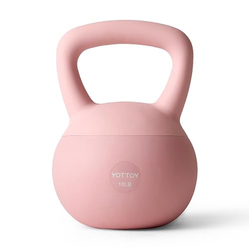 YOTTOY Soft Kettlebell,Kettlebell Anti-Slip Grip Weight for Home Workouts, Kettlebells Set Strength and Safety Guaranteed