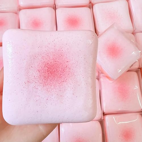 4 PCS Dumpling Squishy Mystery Box, 5.5 cm Dumplings Stress Balls Toy, Stocking Stuffers with Food Steamer Stretchy Desk Toys （A3）