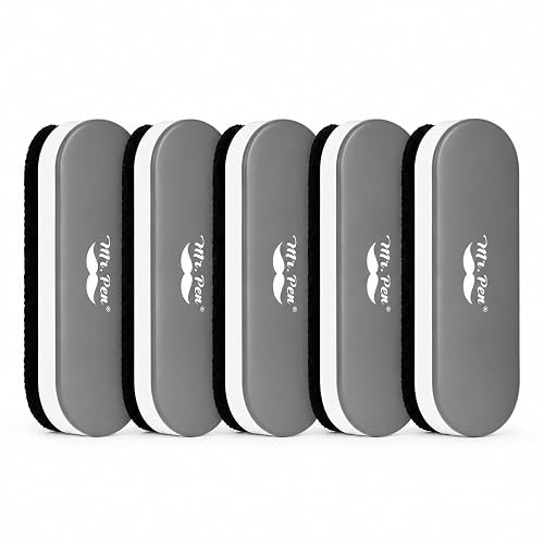 Mr. Pen- Magnetic Dry Erase White Board Eraser, 5 Pack, Whiteboard Eraser | Magnetic White Board Erasers for Dry Erase Board, Glass Board, Calendar Board, Classroom, Office & School Supplies