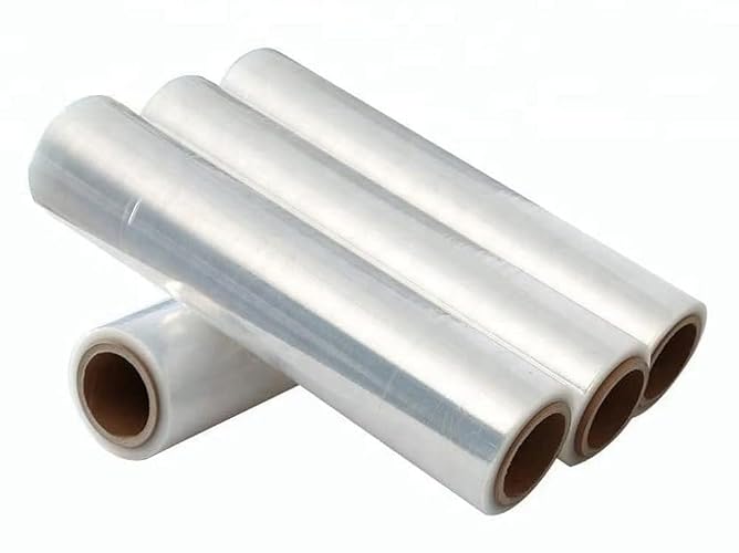 Elegant Supply 4 Roll 18" x 1500 feet Stretch Film-Wrap 80 Gauge Industrial Strength Stretch 20 Microns Durable for Moving Packing Packaging Heavy Duty Warehouse Shrink Film (Clear)