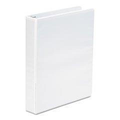 (3 Pack Value Bundle) UNV20972 Round Ring Economy Vinyl View Binder, 1-1/2" Capacity, White