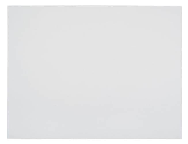 School Smart Railroad Poster Board Paper, 22 x 28 Inches, 4-Ply, White, Pack of 25