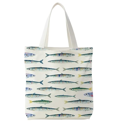 BNHJKFQZ Canvas Tote Bag 15x15 Inches for Women,Aesthetic Reusable Grocery Tote for Shopping Travel Beach School Gifts