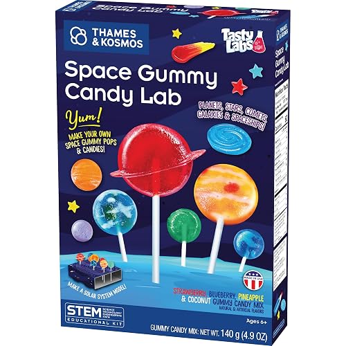 Tasty Labs: Space Gummy Candy Lab | Experiment Set | Make Yummy Cosmic Candies & Explore Chemistry Through Cooking | STEM Science Learning & Education | Ages 6+